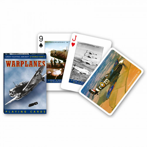 Carti de joc de colectie, Piatnik, cu tema "Warplanes"